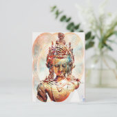 Dakini Kosmische Verlichtingsenergie Briefkaart (Staand voorkant)