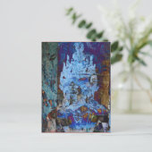 Dakini-uitstraling Blauwe Dromer Briefkaart (Staand voorkant)