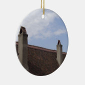 daklijn keramisch ornament (Rechts)