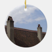 daklijn keramisch ornament (Achterkant)