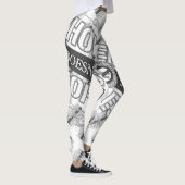 Dakloos betekent niet hopeloos B&W Leggings (Rechts)