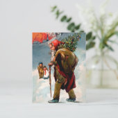 , dakloos bliksemkerstBriefkaart Briefkaart (Staand voorkant)