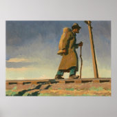 Dakloos Man door Maynard Dixon Poster (Voorkant)