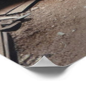 Dakloos Man Slapen in verlaten gebouw Poster (Hoek)