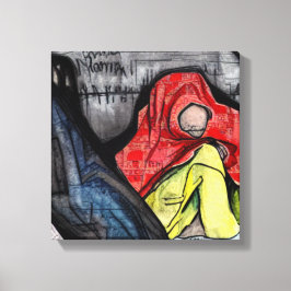 dakloze canvas afdruk