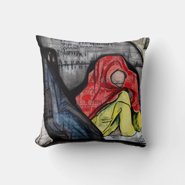 dakloze kussen (Voorkant)