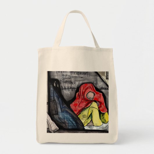 dakloze tote bag (Voorkant)