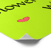 Daklozen douchen met liefde poster (Hoek)