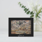 Daklozen in het briefkaart van de zwarte grens in  (Staand voorkant)