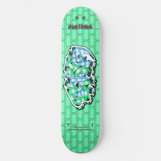 Dakota 02 ~ Custom Graffiti Art Pro Skateboard (Voorkant)