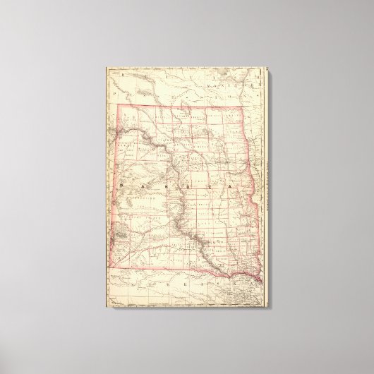 Dakota 3 canvas afdruk (Voorkant)