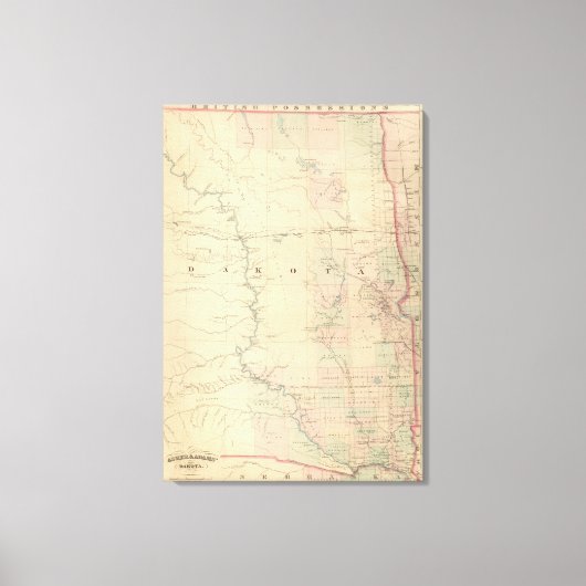 Dakota 4 canvas afdruk (Voorkant)