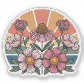 Dakota Bloem Wilde Bloem Sticker (Voorkant)