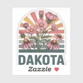 Dakota Bloemen Sticker