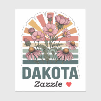 Dakota Bloemen Sticker