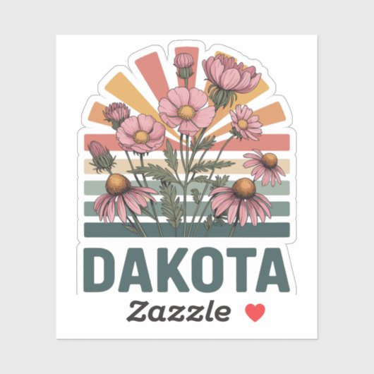 Dakota Bloemen Sticker (Vel)