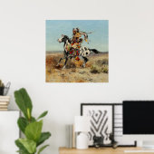 “Dakota Chief” door Charles M Russell Poster (Thuiskantoor)