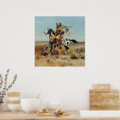 “Dakota Chief” door Charles M Russell Poster (Keuken)