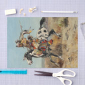 “Dakota Chief” door Charles M Russell Tissuepapier (Craft)