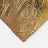 "Dakota Chief" Westerne kunst van Charles M Russel Fleece Deken (Hoek)