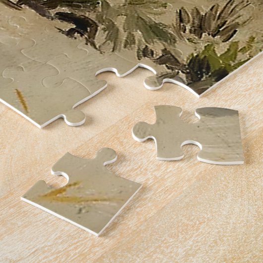 “Dakota Chief” Westerse kunst van Charles M Russel Legpuzzel (Zijkant)