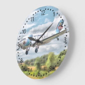 Dakota "Cleaved to land" Nummer/minuut wijzerplaat Grote Klok (Hoek)