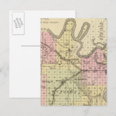 Dakota County, Nebraska Briefkaart (Voorkant / Achterkant)