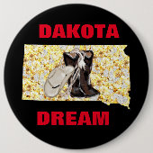 DAKOTA DREAM RONDE BUTTON 6,0 CM (Voorkant)