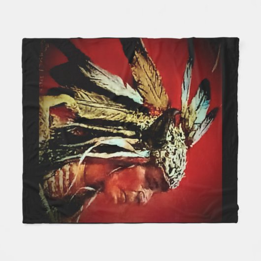 "Dakota" Fleece Blanket (Voorkant (Horizontaal))