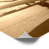 "Dakota langer voor de hemel in de avond van de zo Poster (Hoek)