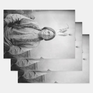 Dakota Leader Sitting Bull Native American Indian Inpakpapier Vel