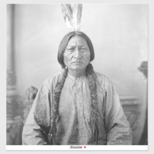 Dakota Leader Sitting Bull Native American Indian Sticker