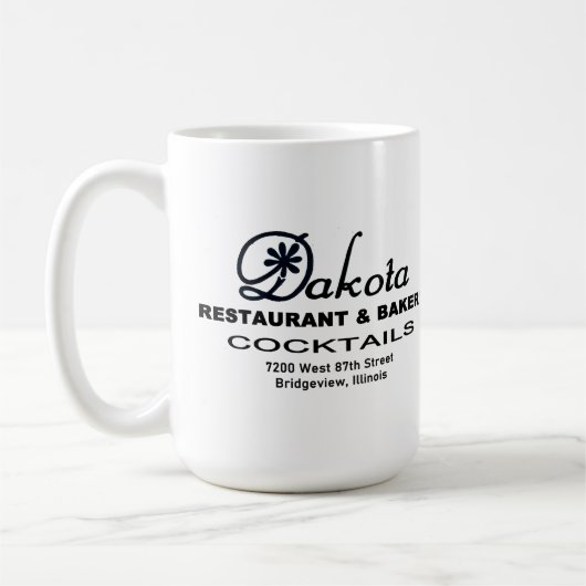 Dakota Restaurant & Bakkerij, Bridgeview, Verenigd Koffiemok (Links)