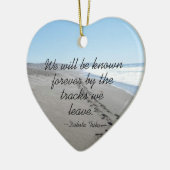 Dakota Tribe Quote Heart Ornament (Links)
