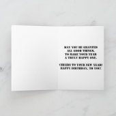 "Dakota Village Printing Press" Verjaardagskaart Kaart (Binnen)