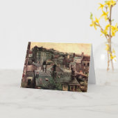 Dakpannen en dakbekkens van Vincent van Gogh Kaart (Gele Bloem)