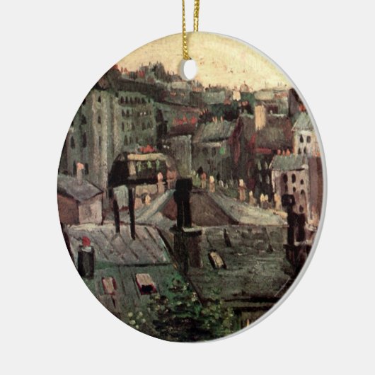 Dakpannen en dakbekkens van Vincent van Gogh Keramisch Ornament (Links)