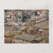 Dakpannen in het briefkaart Siena (Voorkant)