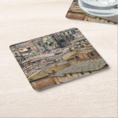 Dakpannen in het onderzetter Siena (Schuin)