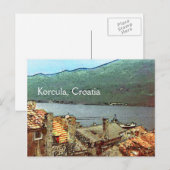 Dakpannen in Korcula Briefkaart (Voorkant / Achterkant)