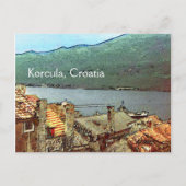 Dakpannen in Korcula Briefkaart (Voorkant)