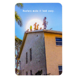 Dakpannen op een mobiel magneet