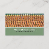 Dakpannen, Tegels, dakpannen, dakpannen Visitekaartje (Voorkant)