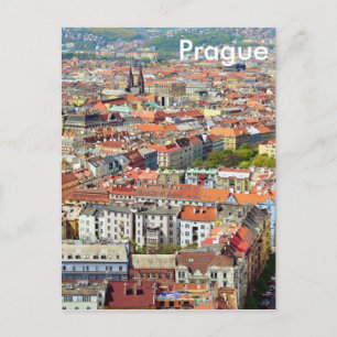 Dakpannen van de Kaart van Prague Post