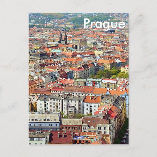 Dakpannen van de Kaart van Prague Post (Voorkant)