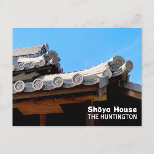 Dakpannen van Shōya House Briefkaart