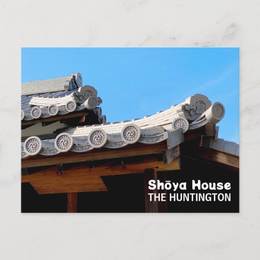 Dakpannen van Shōya House Briefkaart (Voorkant)