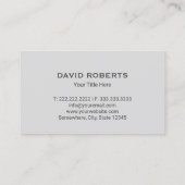 Dakpannen voor de reparatie van onroerend goed visitekaartje (Achterkant)