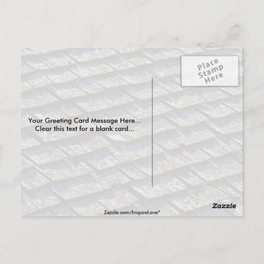 dakshingles briefkaart (Achterkant)