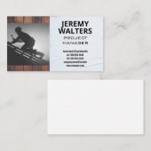 dakspaan | Hout en spackle Visitekaartje (Voorkant / Achterkant)